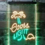 Coors Light Neon Sign Palm Tree 1