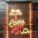 Coors Light Neon Sign Palm Tree 1