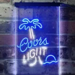 Coors Light Neon Sign Palm Tree 1