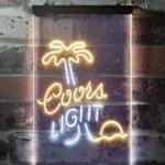 Coors Light Neon Sign Palm Tree 1