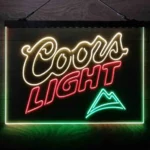 Coors Light Neon Sign Peak 3 Color 1