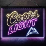 Coors Light Neon Sign Peak 3 Color 1