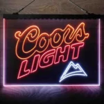 Coors Light Neon Sign Peak 3 Color 1