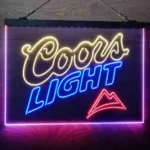 Coors Light Neon Sign Peak 3 Color 1