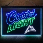 Coors Light Neon Sign Peak 3 Color 1