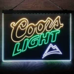 Coors Light Neon Sign Peak 3 Color 1