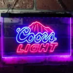 Coors Light Neon Sign Peak Home Bar 1