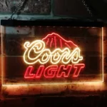 Coors Light Neon Sign Peak Home Bar 1