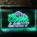 Coors Light Neon Sign Peak Home Bar 1