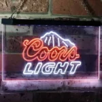 Coors Light Neon Sign Peak Home Bar 1