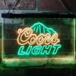 Coors Light Neon Sign Peak Home Bar 1