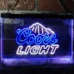 Coors Light Neon Sign Peak Home Bar 1
