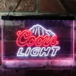 Coors Light Neon Sign Peak Home Bar 1