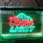 Coors Light Neon Sign Peak Home Bar 1