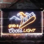 Coors Light Neon Sign Ski Sport 1