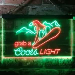 Coors Light Neon Sign Ski Sport 1