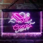 Coors Light Neon Sign Snowmobile 1