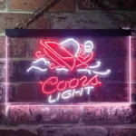 Coors Light Neon Sign Snowmobile 1