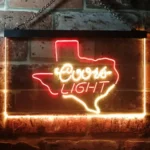 Coors Light Neon Sign Texas Home Bar 1