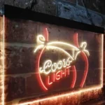 Coors Neon Sign Lite Bikini Maiden Beach 1