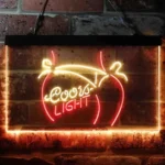 Coors Neon Sign Lite Bikini Maiden Beach 1