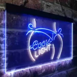 Coors Neon Sign Lite Bikini Maiden Beach 1