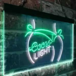 Coors Neon Sign Lite Bikini Maiden Beach 1