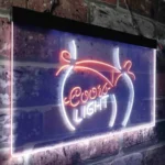 Coors Neon Sign Lite Bikini Maiden Beach 1