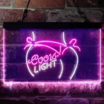 Coors Neon Sign Lite Bikini Maiden Beach 1