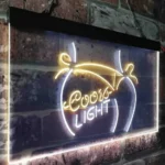 Coors Neon Sign Lite Bikini Maiden Beach 1
