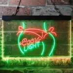 Coors Neon Sign Lite Bikini Maiden Beach 1