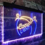 Coors Neon Sign Lite Bikini Maiden Beach 1
