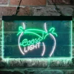 Coors Neon Sign Lite Bikini Maiden Beach 1
