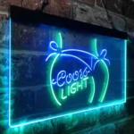 Coors Neon Sign Lite Bikini Maiden Beach 1