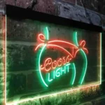 Coors Neon Sign Lite Bikini Maiden Beach 1