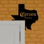 Corona Extra Metal Sign Texas State Map 1