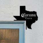 Corona Extra Metal Sign Texas State Map 1