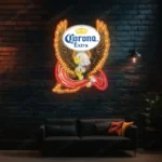 Corona Extra Neon Sign Bespoke Logo Custom American Eagle 1