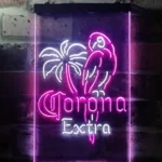 Corona Extra Neon Sign Parrot 1