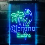 Corona Extra Neon Sign Parrot 1