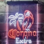 Corona Extra Neon Sign Parrot 1