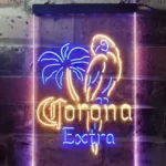 Corona Extra Neon Sign Parrot 1