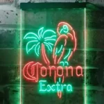 Corona Extra Neon Sign Parrot 1
