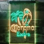 Corona Extra Neon Sign Parrot 1