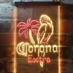 Corona Extra Neon Sign Parrot 1