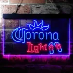 Corona Light Neon Sign Flip Flop Seaside 1
