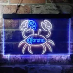 Corona Neon Sign Crustacean Lime Lemon 1