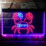 Corona Neon Sign Crustacean Lime Lemon 1