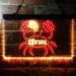 Corona Neon Sign Crustacean Lime Lemon 1