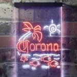 Corona Neon Sign Fish Sun Palm Island 1